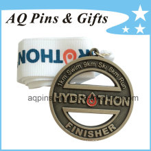 Custom Zinc Alloy Medal with Gritty Finish